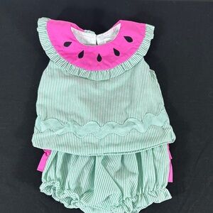 Kids Watermelon-Themed Matching Set Size 6-12 months